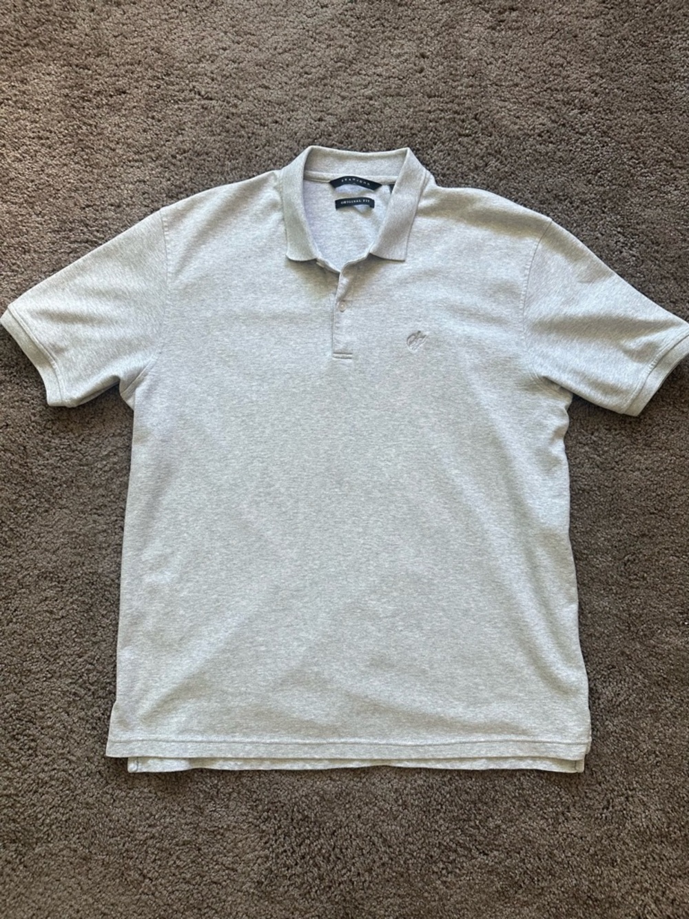 Sean John Light Gray Polo Shirt - Size L